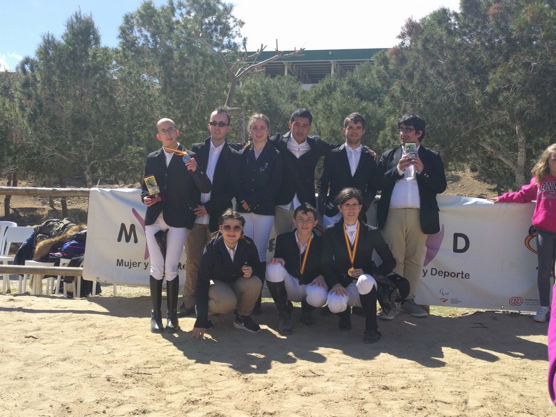 Medallas para Navarra en el Campeonato de Espa&ntilde;a de Equitaci&oacute;n FEDDI